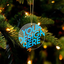 Lade das Bild in den Galerie-Viewer, Acryl schmuck (mehrere Stile verfügbar) mit Foto Text selbst gestalten und bedrucken