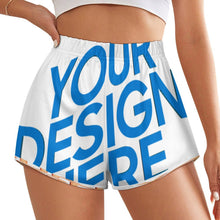 Lade das Bild in den Galerie-Viewer, Damen / Frauen Sportshorts LM436 mit Fotos Muster Text Logo selbst gestalten und bedrucken
