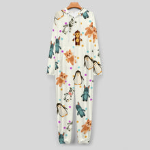 Lade das Bild in den Galerie-Viewer, Jumpsuit Damen personalisieren | Kuscheliger Onesie mit Foto bedrucken