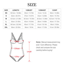Lade das Bild in den Galerie-Viewer, Einzelbilddruck Damen / Frauen One-piece Swimsuit Badeanzug SDSYY001 mit Fotos Muster Text Logo selbst gestalten und bedrucken