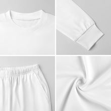 Lade das Bild in den Galerie-Viewer, Einzelbilddruck Kinder Rundhalsausschnitt Langarm Pyjama-Set LM126 mit Foto Text Personalisiertes