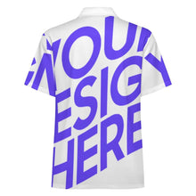 Lade das Bild in den Galerie-Viewer, Einzelbild-Design Herren / Männer Kurzarmhemd mit Reißverschluss LM816 mit Foto Design Motiv Text selbst gestalten und bedrucken