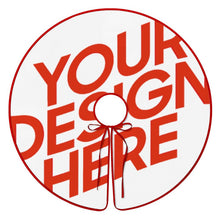 Lade das Bild in den Galerie-Viewer, Weihnachtsbaumrock Weihnachtsbaumdecke (rote Kante) (Unterschiedliche Bilder auf beiden Seiten) mit selbst gestalten und bedrucken