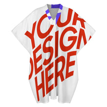 Lade das Bild in den Galerie-Viewer, Multi-Image-Druck Herren / Männer Morgenmantel Pyjama mit V-Ausschnitt und Schmetterlingsärmeln YKL01 mit Foto Design Motiv Text selbst gestalten und bedrucken