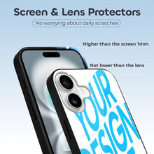 Lade das Bild in den Galerie-Viewer, Apple iPhone 16 Glas Telefonhülle Serie mit Foto selbst gestalten und bedrucken