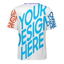 Lade das Bild in den Galerie-Viewer, Multi-Image-Design Damen / Herren T-Shirt mit Volldruck NT mit Foto Design Motiv Text selbst gestalten und bedrucken (Simple Design)