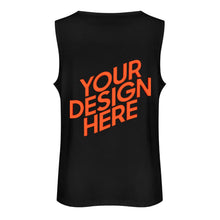 Lade das Bild in den Galerie-Viewer, Herren / Männer Mehrfarbige Weste BX (beidseitiger Druck) aus reiner Baumwolle in europäischer Größe mit Foto Design Motiv Text selbst gestalten und bedrucken
