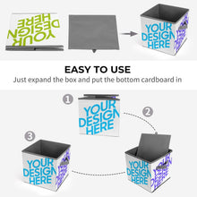 Lade das Bild in den Galerie-Viewer, Multi-Image-Design Zusammenklappbare Aufbewahrungsbehälter / Aufbewahrungsbox (vollständiger Druck) mit Foto Text selbst gestalten und bedrucken