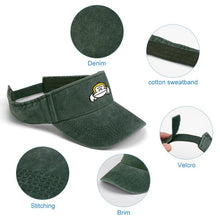Lade das Bild in den Galerie-Viewer, Jeans Visor Cap personalisieren | Offen für Pferdeschwanz | Sonnenschutz