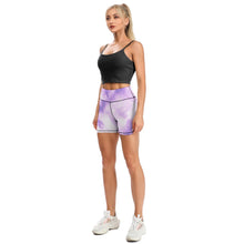 Lade das Bild in den Galerie-Viewer, High-Waist Shorts Personalisiert | Mikrofaser Yogashorts mit Fotodruck