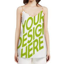 Lade das Bild in den Galerie-Viewer, Multi-Image-Design Damen / Frauen Leibchen Tank Top NBX21 mit Foto Text selbst gestalten und bedrucken (Simple Design)