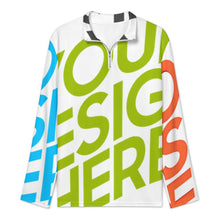 Lade das Bild in den Galerie-Viewer, Multi-Image-Design Herren / Männer Pullunder Sport POLO Shirt LM111 mit Foto Design Motiv Text selbst gestalten und bedrucken