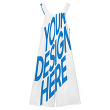 Lade das Bild in den Galerie-Viewer, Einzelbild-Design Damen / Frauen Jumpsuit mit Hosenträgern WLR mit Foto Design Motiv Text selbst gestalten und bedrucken (Simple Design)