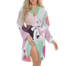 Lade das Bild in den Galerie-Viewer, Personalisierter Morgenmantel für Damen | Satin Robe mit Foto
