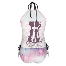 Lade das Bild in den Galerie-Viewer, Personalisierter Bikini mit Foto | Damen Tankini Set selbst gestalten