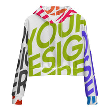 Lade das Bild in den Galerie-Viewer, Multi-Image-Design Damen / Frauen MWZXU029 Kapuzen Hoodie ohne Taschen mit Foto Design Motiv Text selbst gestalten und bedrucken (Simple Design)