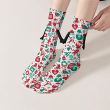 Lade das Bild in den Galerie-Viewer, Personalisierte Socken für Paare | Socken die Händchen halten