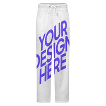 Lade das Bild in den Galerie-Viewer, Herren / Männer Plüschiger lockerer Zuhause Pyjamahose LM217 (Vorder und Rückenteil gestaltbar) mit Foto Design Motiv Text selbst gestalten und bedrucken