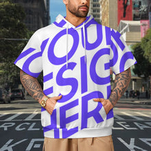 Lade das Bild in den Galerie-Viewer, Unisex Kurzarm Hoodie LM250 mit Foto Design Motiv Text selbst gestalten und bedrucken