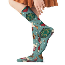 Lade das Bild in den Galerie-Viewer, Breathable Stockings Merry ChristmasSocken mit eigenem Foto bedrucken | Einzigartiges Fotogeschenk Style One Size