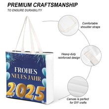 Lade das Bild in den Galerie-Viewer, Taschen 2025 Frohes Neues Jahr Selbst Gestalten und Bedrucken mit Foto