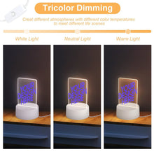 Lade das Bild in den Galerie-Viewer, Nachtlicht aus Acryl (Sockel aus Kunststoff) selbst gestalten und bedrucken