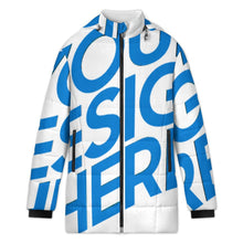 Lade das Bild in den Galerie-Viewer, Einzelbilddruck Damen / Frauen Kapuzenjacke aus Baumwolle mit Reißverschluss MWL516 mit Fotos Muster Text Logo selbst gestalten und bedrucken