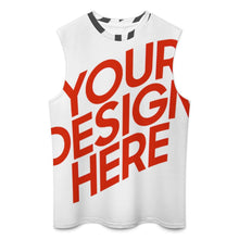 Lade das Bild in den Galerie-Viewer, Multi-Image-Druck Männer / Herren Tanktop Ärmelloses T-Shirt A66K mit Fotos Muster Text Logo selbst gestalten und bedrucken
