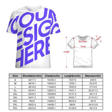 Lade das Bild in den Galerie-Viewer, Einzelbilddruck Damen / Herren T-Shirt mit Volldruck NT mit Foto Design Motiv Text selbst gestalten und bedrucken (Simple Design) (Sonderangebot)