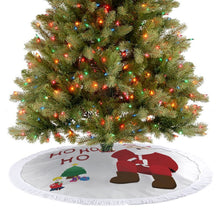 Lade das Bild in den Galerie-Viewer, Weihnachtsbaumdecke mit Quasten | Dein Foto als Fundament des Festes