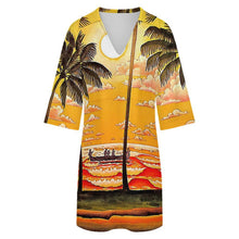 Lade das Bild in den Galerie-Viewer, Damen V-Ausschnitt Kleid personalisieren | Dein Design, Dein Stil