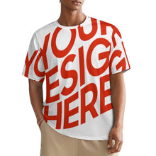 Lade das Bild in den Galerie-Viewer, Einzelbilddruck Damen / Herren T-Shirt mit Volldruck NT mit Foto Design Motiv Text selbst gestalten und bedrucken (Simple Design)