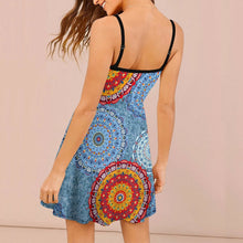 Lade das Bild in den Galerie-Viewer, Damen Trägerkleid A-Linie | Verstellbar & Luftig | Skater Dress