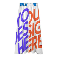 Lade das Bild in den Galerie-Viewer, Multi-Image-Druck Damen / Frauen Halblanger Rock B72Q mit Foto Text selbst gestalten und bedrucken