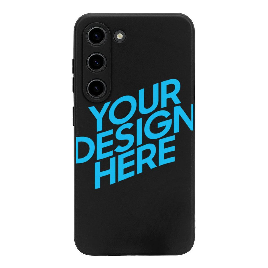 Samsung S23 TPU Handyhülle TPU Leder mit Foto Design Motiv Text selbst gestalten und bedrucken