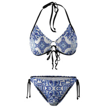 Lade das Bild in den Galerie-Viewer, Personalisierbarer String-Bikini zum Schnüren – Triangel Zweiteiler