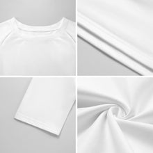 Lade das Bild in den Galerie-Viewer, Damen / Frauen Langes Kleid mit Rundhalsausschnitt und halblangen Ärmeln MWL784 mit Fotos Muster Text Logo selbst gestalten und bedrucken