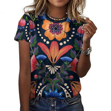 Lade das Bild in den Galerie-Viewer, Damen T-Shirt aus Baumwolle selbst gestalten | Dein Foto hier