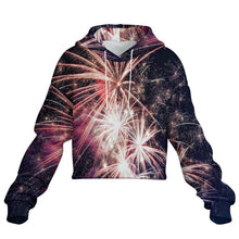 Lade das Bild in den Galerie-Viewer, Personalisierbarer Crop Hoodie Damen | Dein Design, Dein Stil