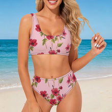 Lade das Bild in den Galerie-Viewer, Personalisierbares Sport Bikini Set für Damen