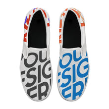 Lade das Bild in den Galerie-Viewer, Damen/Herren Canvas Schuhe Low niedrig geschnittene Segeltuchschuhe (linyabin) selbst gestalten und bedrucken