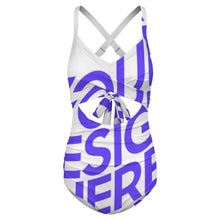 Lade das Bild in den Galerie-Viewer, Einzelbilddruck Damen / Frauen One-piece Swimsuit Bauchnabelfreier Badeanzug SDSYY002 mit Foto selbst gestalten und bedrucken