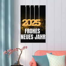 Lade das Bild in den Galerie-Viewer, Poster Drucken 2025 Frohes Neues Jahr Fotoposter Selbst Gestalten mit Foto