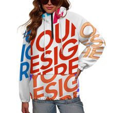 Lade das Bild in den Galerie-Viewer, Multi-Image-Druck Damen / Frauen Doppelschicht Hoodie mit Taschen (mit Futter) MWL683 mit Foto Design Motiv Text selbst gestalten und bedrucken