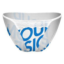 Lade das Bild in den Galerie-Viewer, Damen / Frauen Lace lace Tanga Unterhosen Unterwäsche LM670 mit Fotos Muster Text Logo selbst gestalten und bedrucken