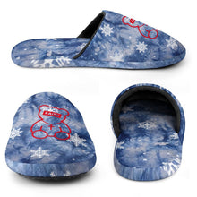 Lade das Bild in den Galerie-Viewer, Hausschuhe Damen Personalisiert | Rutschfest & Warm | Flannel-Druck