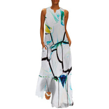 Lade das Bild in den Galerie-Viewer, Figurbetontes Maxikleid selbst gestalten | Ärmelloses langes Kleid