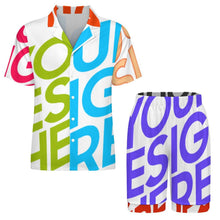 Lade das Bild in den Galerie-Viewer, Multi-Image-Druck Herren Kurzärmliges Pyjama 2-tgl. Set LM135 mit Foto selbst gestalten und bedrucken
