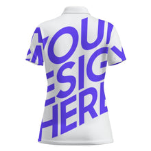 Lade das Bild in den Galerie-Viewer, Einzelbilddruck Damen / Frauen Zwei-Knopf Poloshirt MWL637 mit Fotos Muster Text Logo selbst gestalten und bedrucken