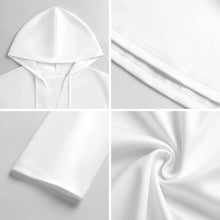 Lade das Bild in den Galerie-Viewer, Einzelbilddruck Damen / Frauen Langärmliger hoodie mit v-ausschnitt C19H mit Foto Design Motiv Text selbst gestalten und bedrucken